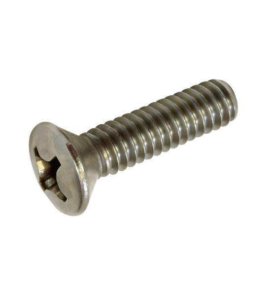 Bulong pake đầu oval Inox REYHER M8 15.8X35X4.65 DIN 966